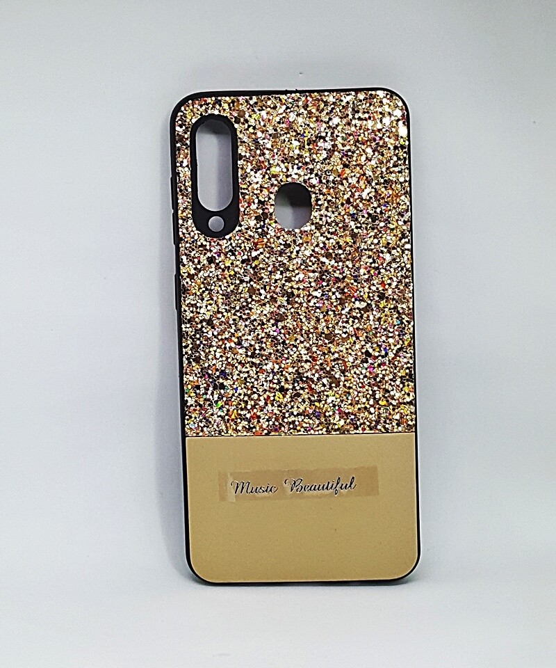 Чохол Music beautiful для Samsung A60 золотий-0