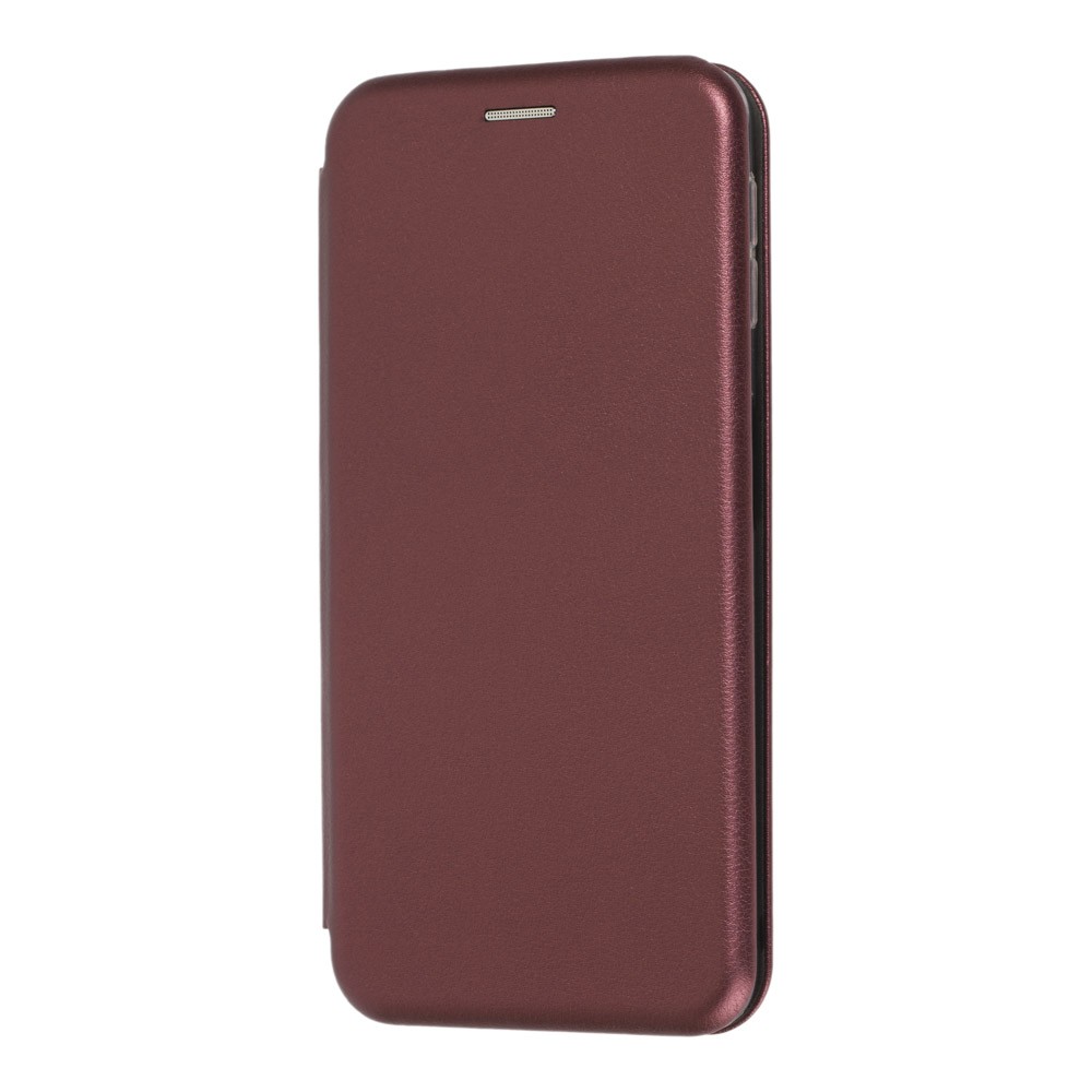 Книжка Premium для Samsung A7 (2018) A750 марсала-0
