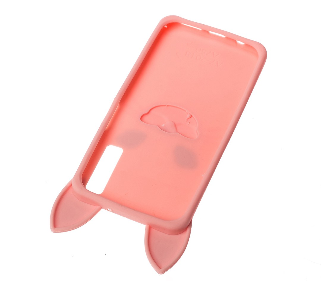 Накладка Cat 3D для Samsung A750 (2018) бежева-2