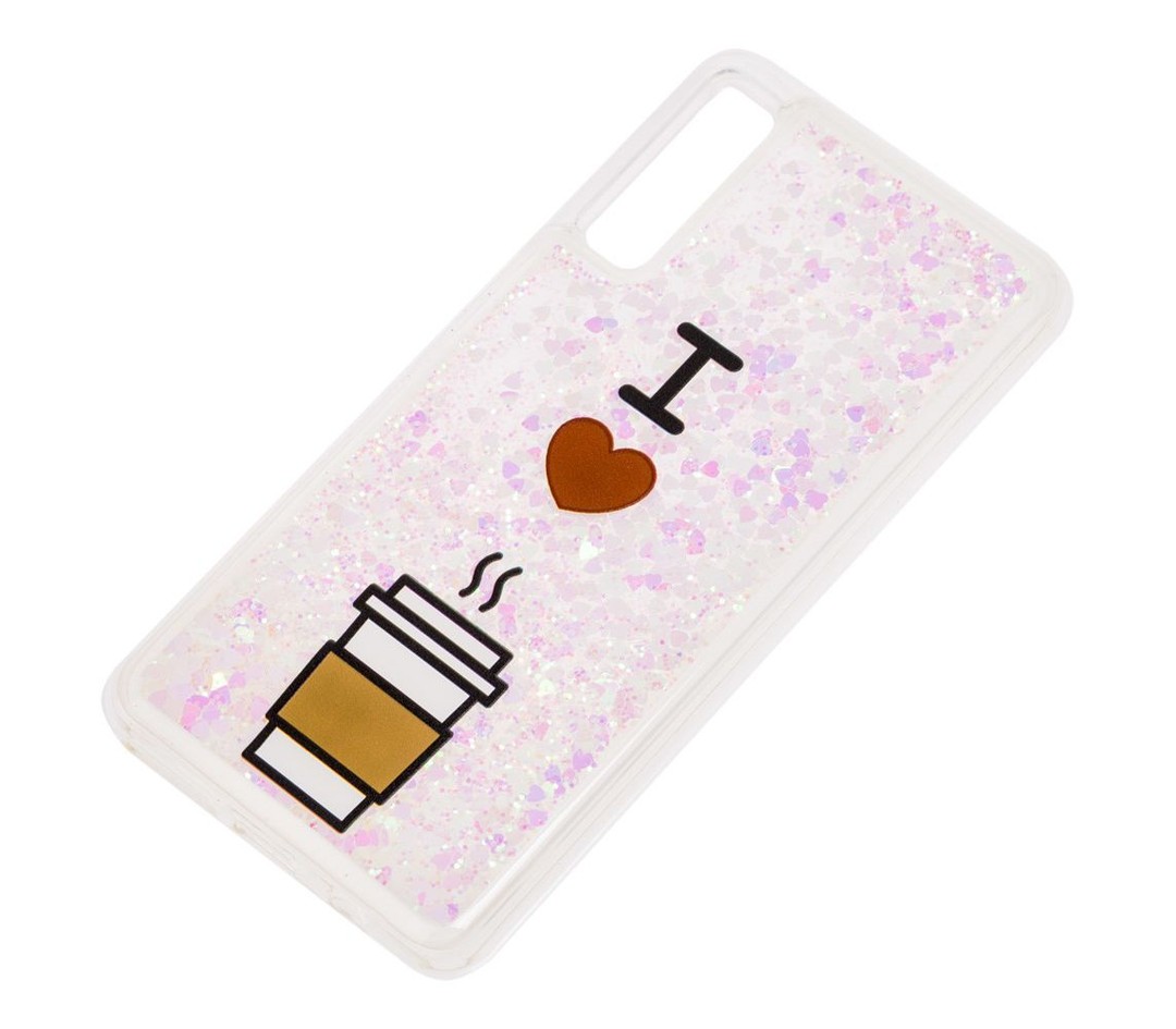 Накладка Lovely Stream для Samsung A7 (2018) "i love coffe"-1