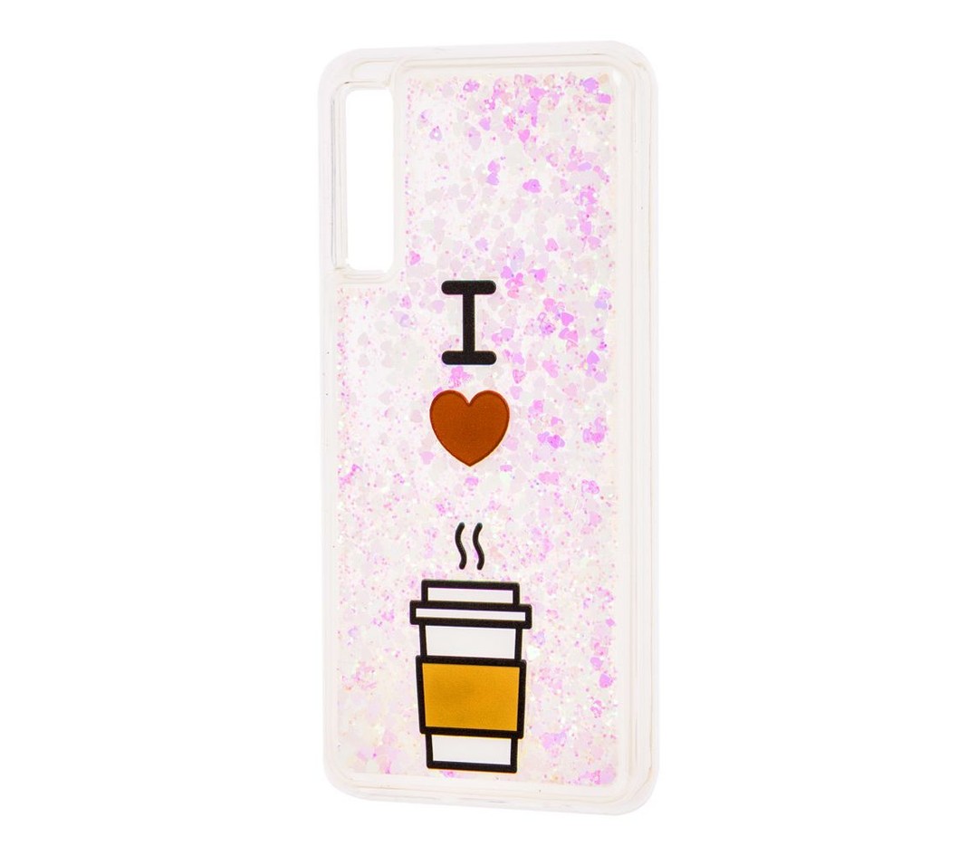 Накладка Lovely Stream для Samsung A7 (2018) "i love coffe"-0