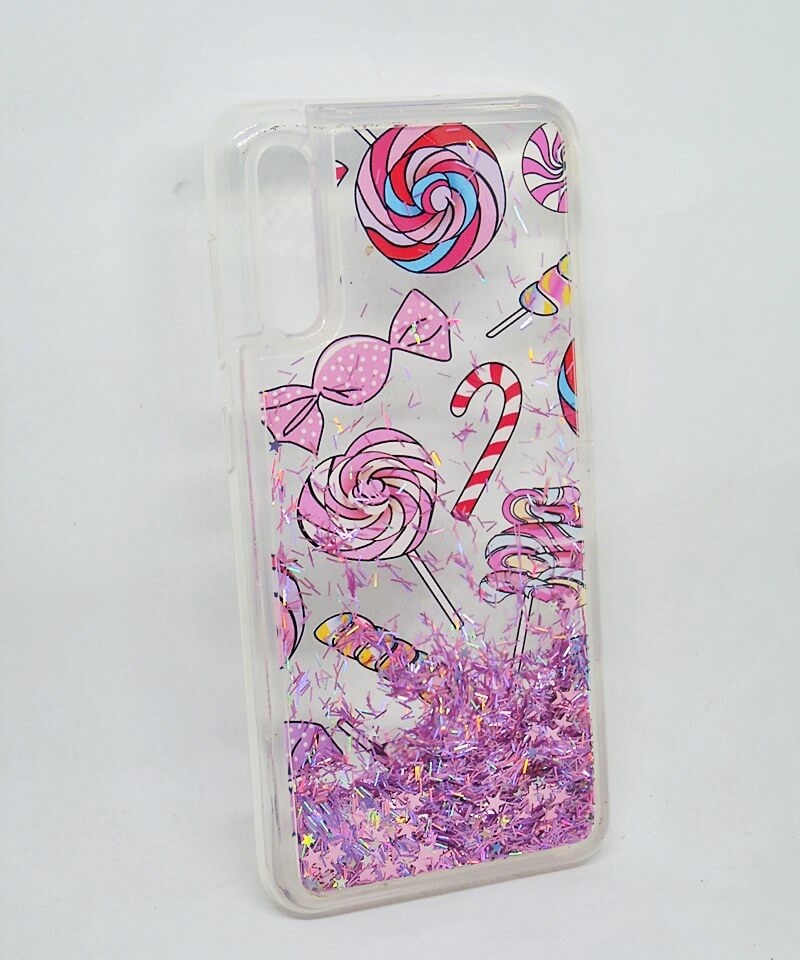 Накладка MiaMI Liquid для Samsung A705 (A70-2019) Candies (переливається)-0