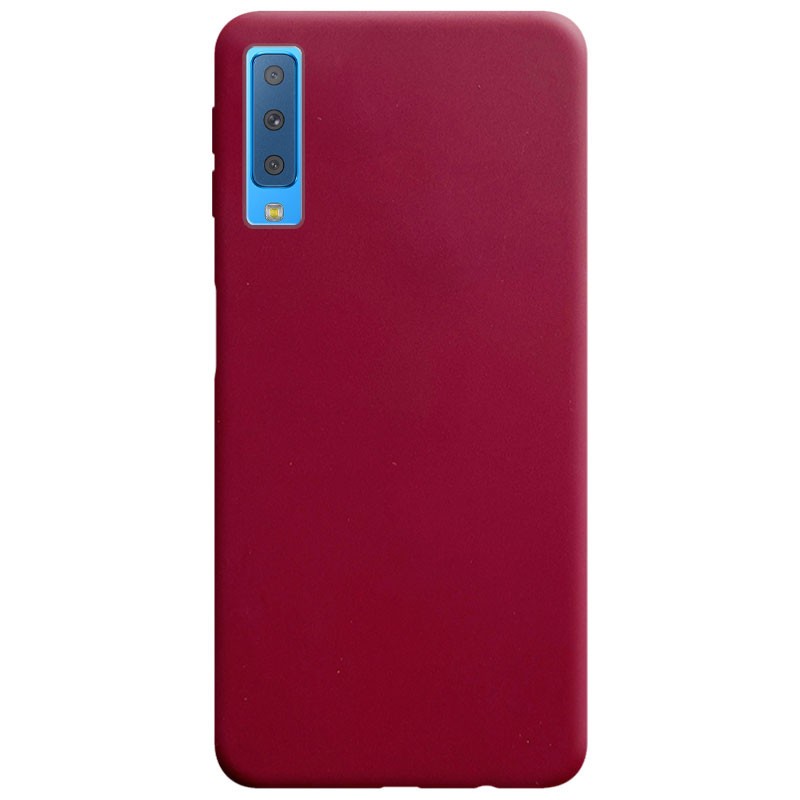 Накладка Candy для Samsung A7 (2018) A750 Бордова-0