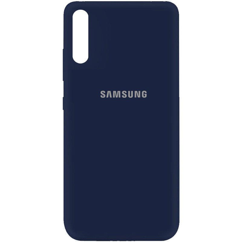 Silicone Cover My Color Full Protective (A) для Samsung A7 (2018) A750 (Midnight Blue)-0