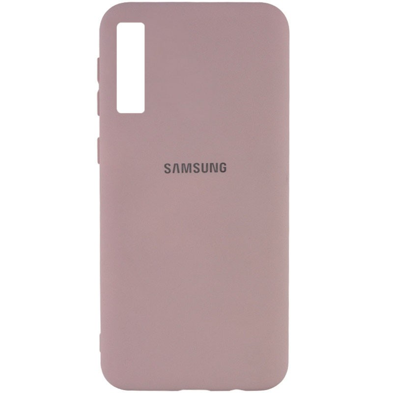 Silicone Cover My Color Full Protective (A) для Samsung A7 (2018) A750 (Pink Sand)-0