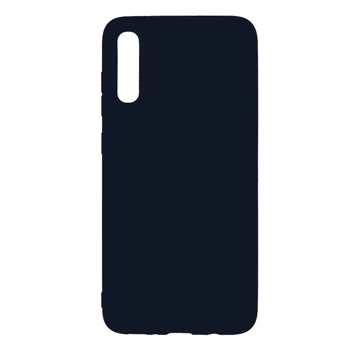 Silicone Case Full Cover для Samsung A70 чорна-0