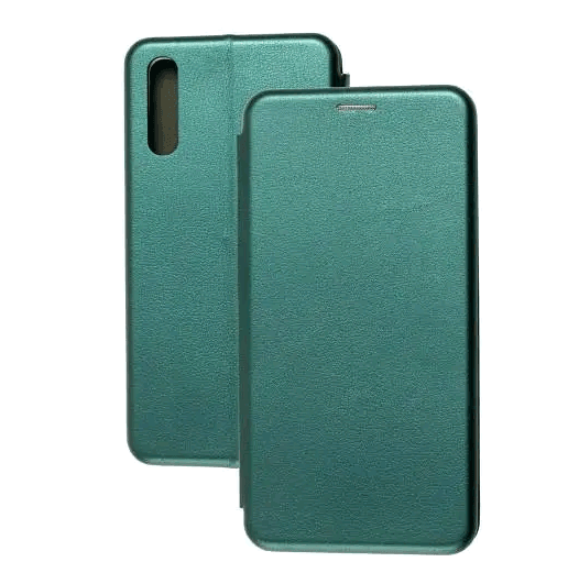 Книжка Premium для Samsung A70 зелена-0