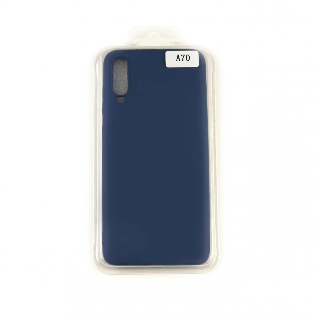 Silicone Case Full Cover для Samsung A70 синя-0