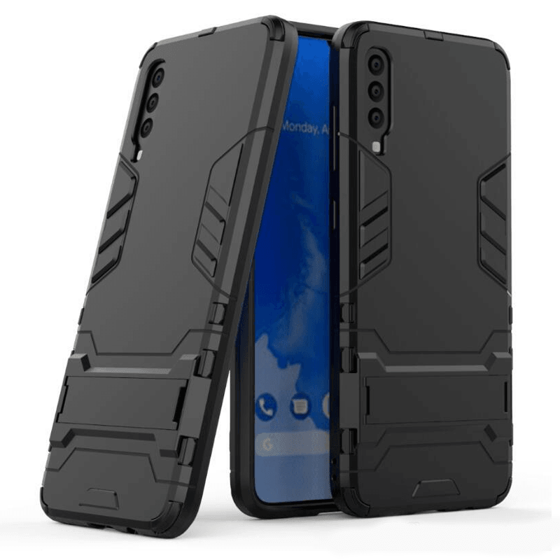 Накладка Hard Defence для Samsung A70 чорна-0