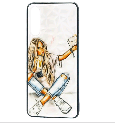 Накладка Ladies для Samsung A70 "Selfie"-0