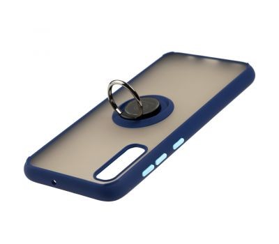 Накладка Totu Gingle Ring для Samsung A70 темно-синя-1