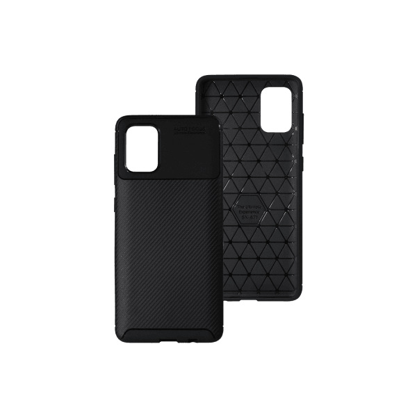 Накладка Ultimate Experience Carbon для Samsung A71 чорна-0