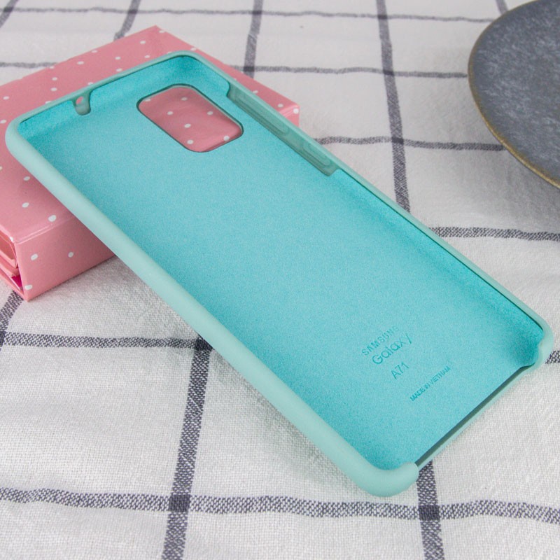 Чохол Silicone Cover для Samsung A71 Turquoise-2