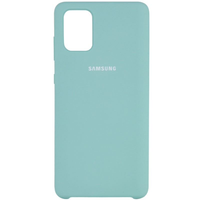 Чохол Silicone Cover для Samsung A71 Turquoise-0