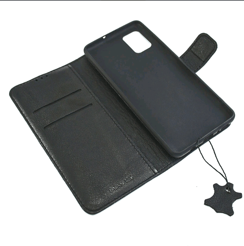 Книжка MAVIS Bring Joy для Samsung A71 Black-2