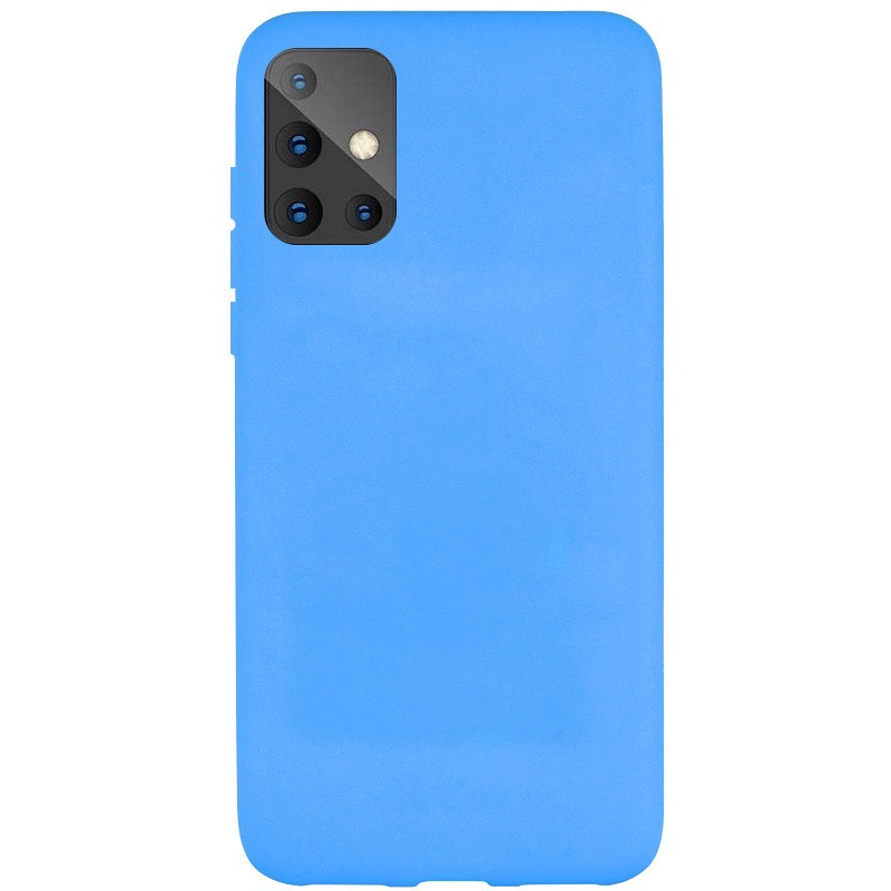 Накладка Candy для Samsung A71 Блакитна-0