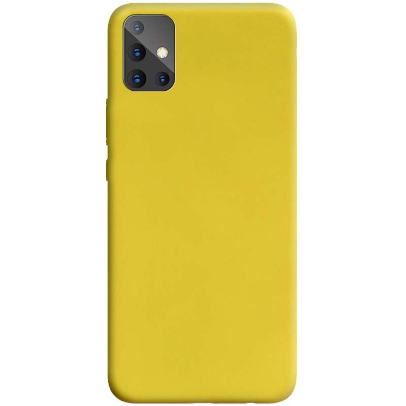 Накладка Candy для Samsung A71 Жовта-0