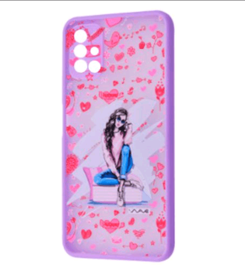 WAVE Cartoon Case Samsung A71 (Heart overload)-0