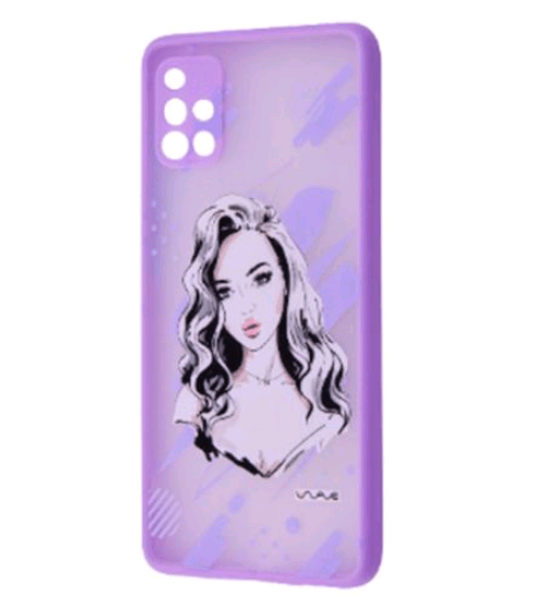 WAVE Cartoon Case Samsung A71 (Kiss me)-0