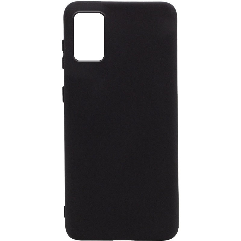 Silicone Cover Full without Logo (A) для Samsung A71 (Black)-0