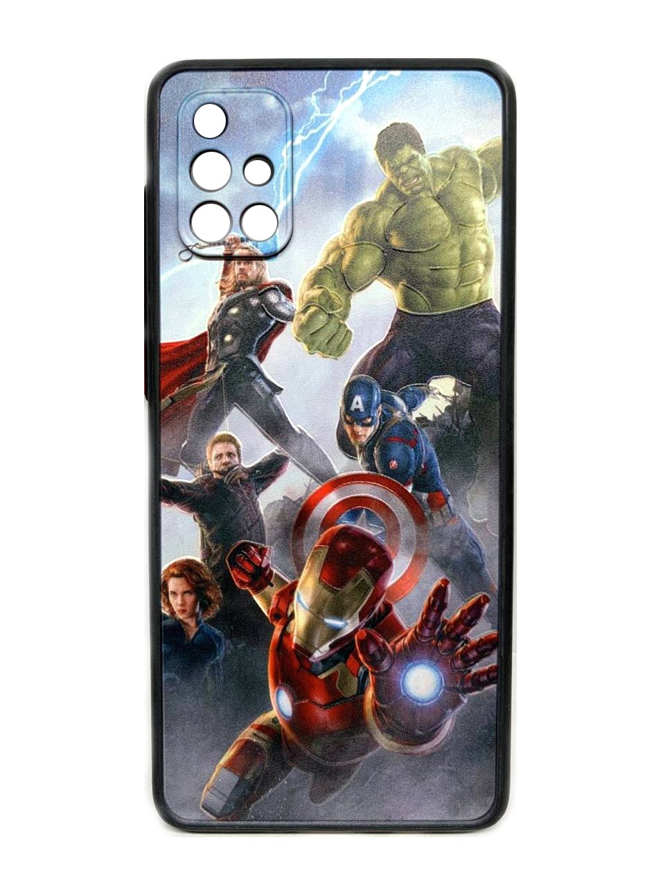 Накладка Game Heroes для Samsung A71 персонажі Марвел-0