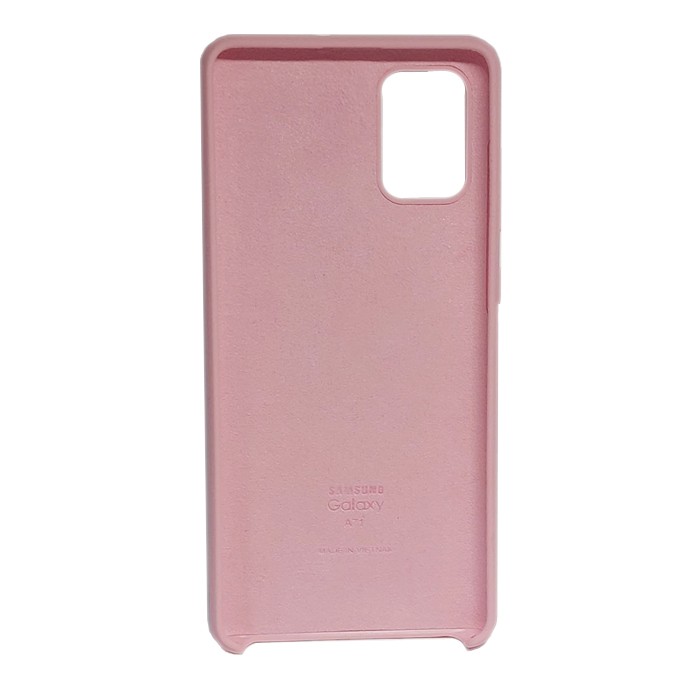 Silicone Case AAA для Samsung A71 Light pink-1