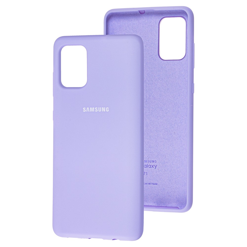Silicone Cover Full Protective (AA) для Samsung M51 (Dasheen)-0