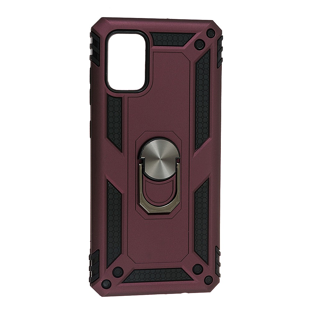 Накладка під магнітний тримач Serge Ring для Samsung A71 (Bordo)-0