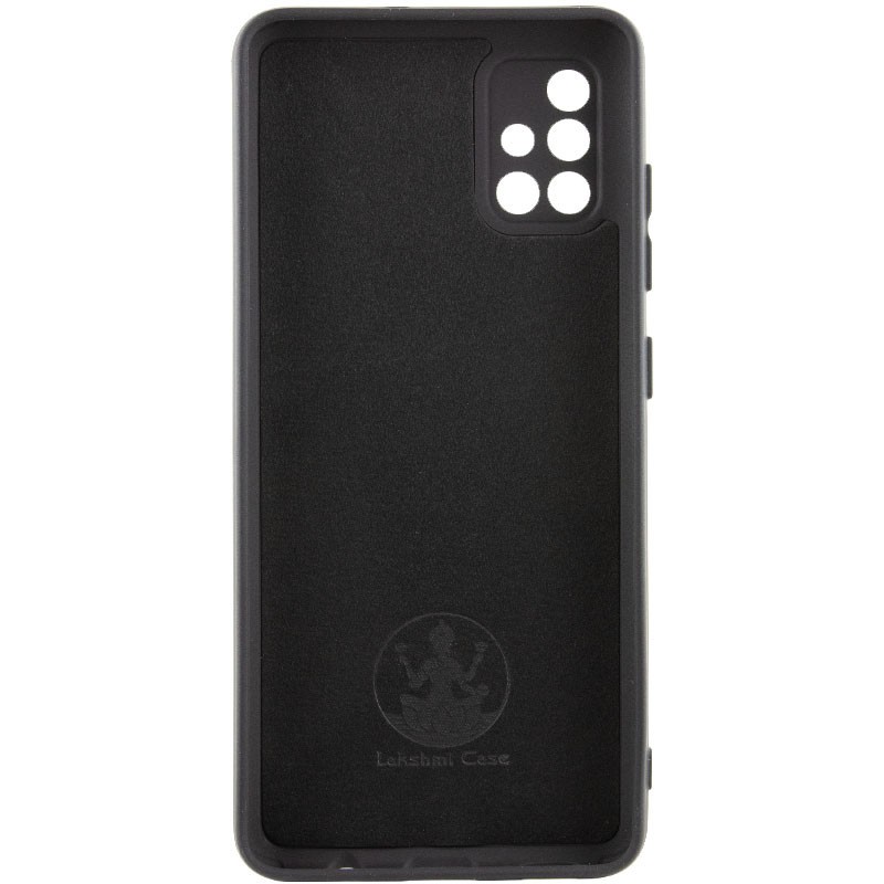 Silicone Cover Lakshmi Full Camera для Samsung A71 (Black)-1