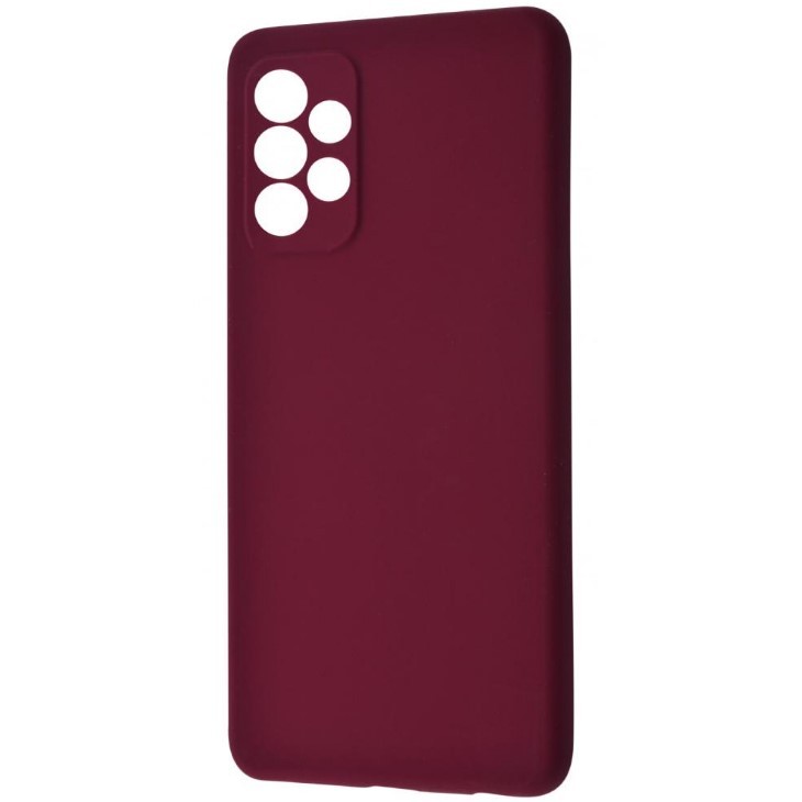 Накладка Fibra для Samsung A72 (Marsala)-0