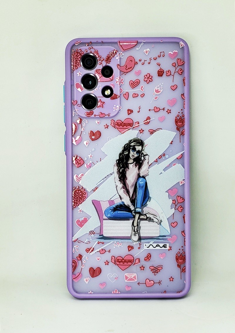 WAVE Cartoon Case Samsung A72 (heart overload)-0