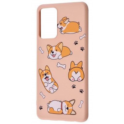 WAVE Fancy для Samsung A72 (funny corgi/pink sand)-0