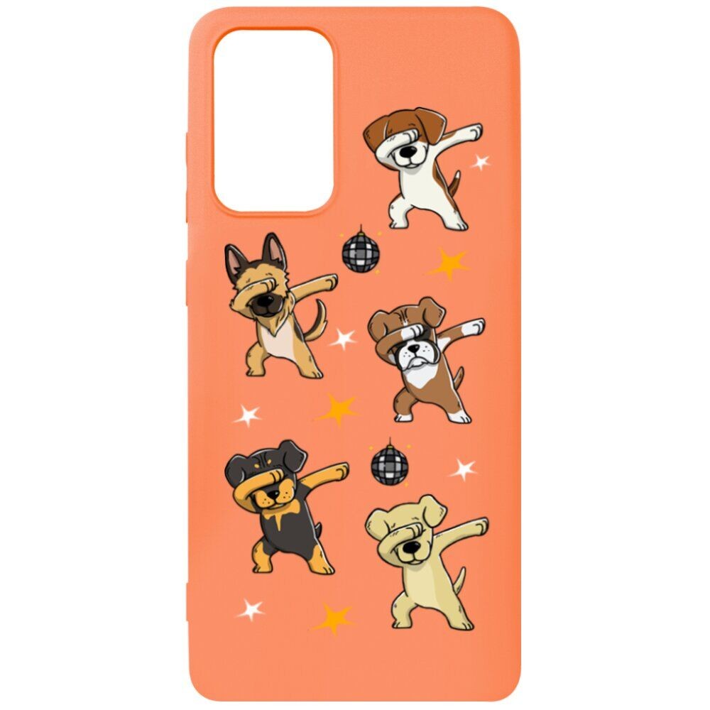 Накладка MiaMi Cartoon для Samsung A72 Orange Dogs-0