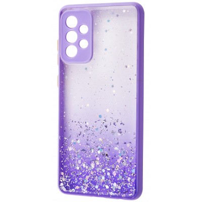 Накладка Glitter Bling Sequins для Samsung A53 (purple)-0