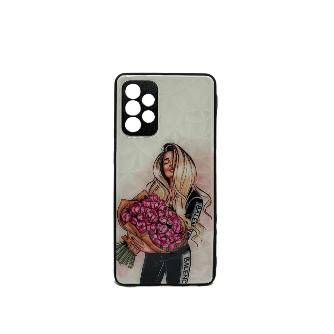 Накладка Ladies Camera для Samsung A32  Дівчина з трояндами-0