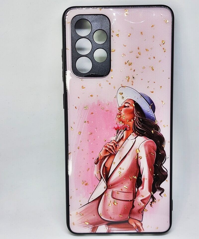 Накладка Mix Art для Samsung A52 Дівчина в піджаку-0