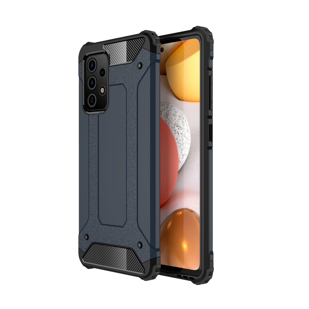 Накладка  Armor для Samsung A52/A52s  темно-синя-0