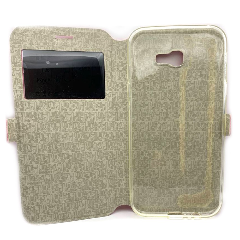 Книжка Modern Style Samsung A7 (2017) A720 червона (1 вікно)-2