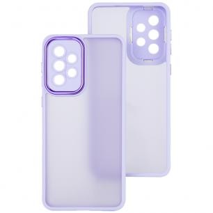 Накладка Luxury Metal Lens для SAMSUNG A32 (Бузковий)-0