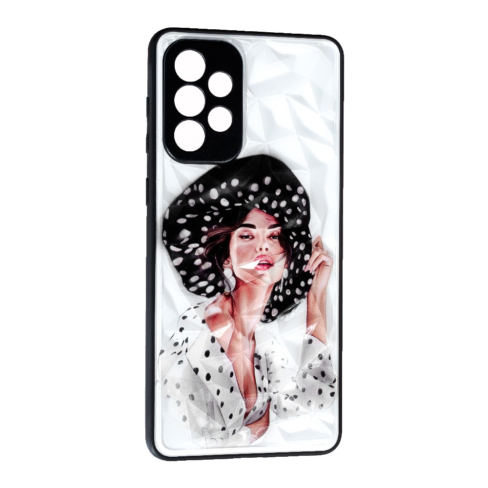 Накладка Ladies Camera для Samsung A73 Girl in a hat-0