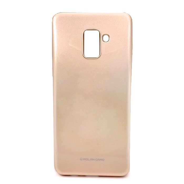 Накладка Molan Cano Jelly для Samsung A8 Plus 2018 (A730) золота-0