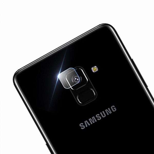Захисне скло Camera Protection для Samsung A8 Plus  прозоре-0