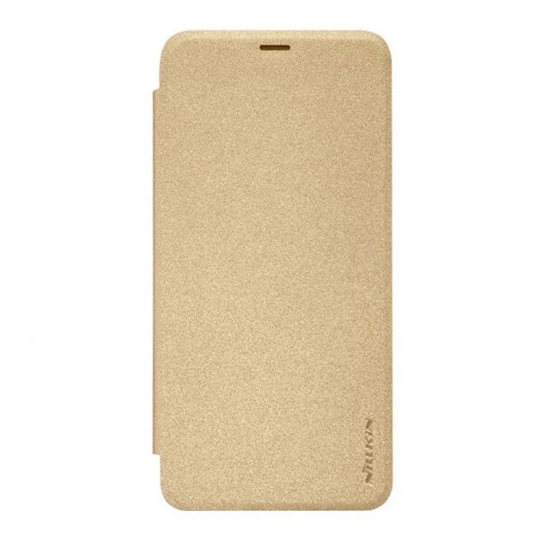 Книжка Nillkin для Samsung A8 Plus золота-0