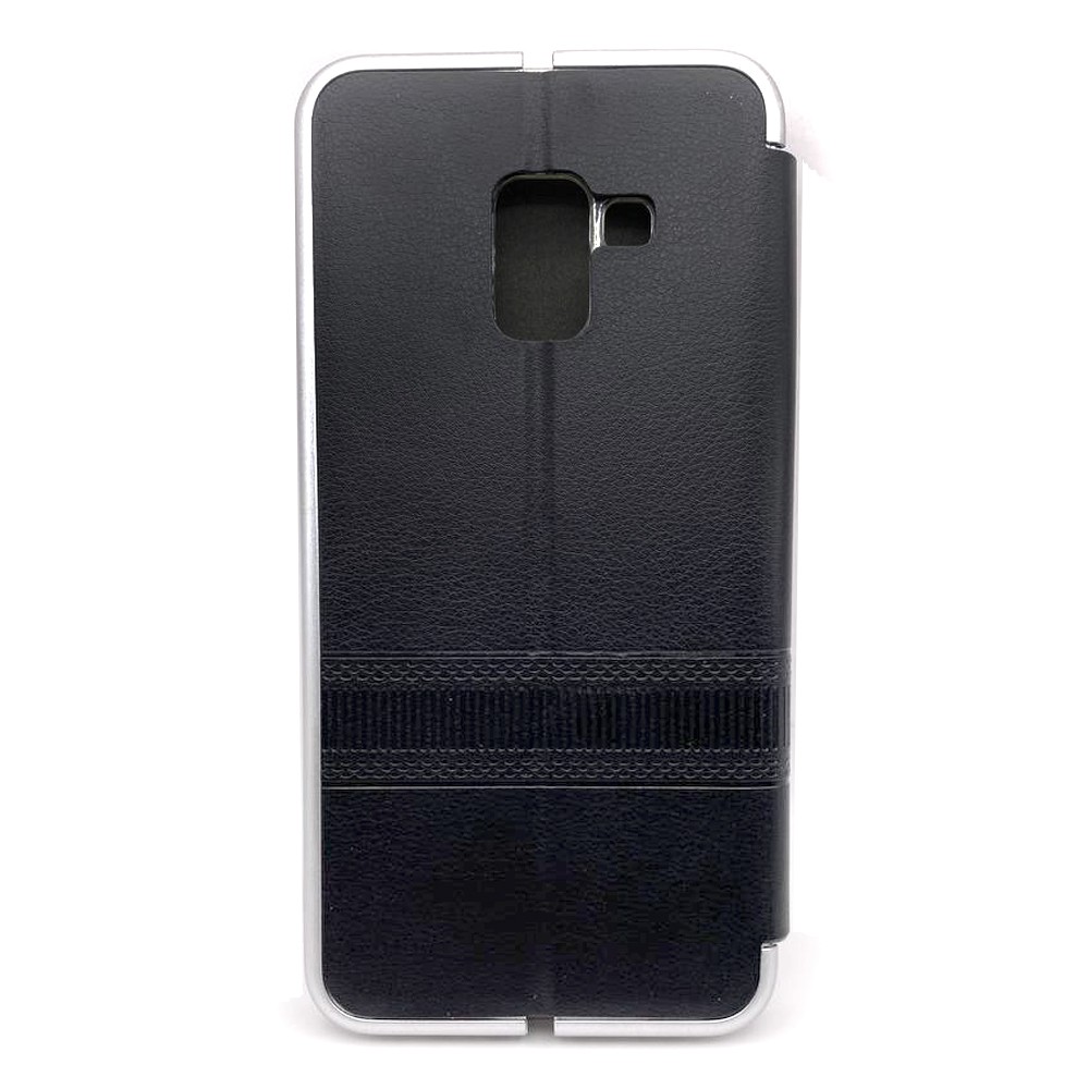 Книжка Leather Book Case iMax для Samsung A8 2018 A530 Чорна-1