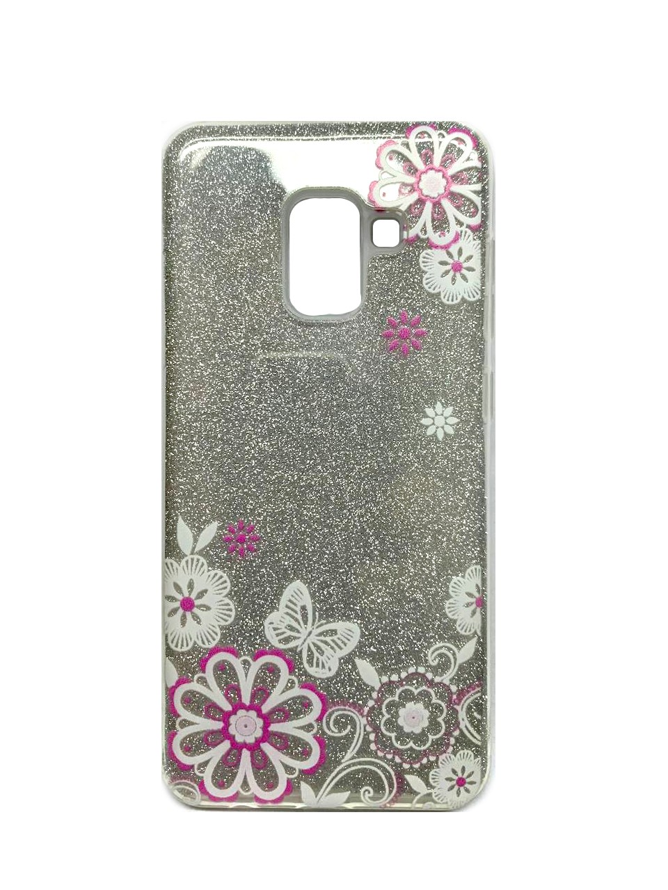 Накладка TWINS для Samsung A8 (2018) ажур (Срібний)-0