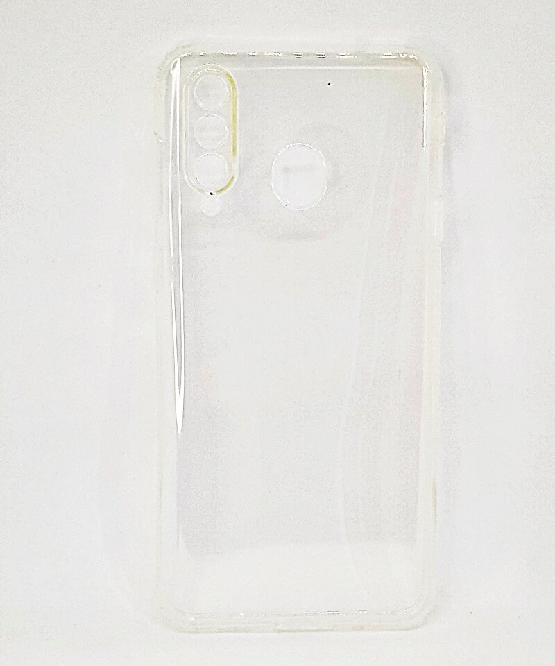 Накладка силіконова Slim case для Samsung A8s (G887) прозора-0