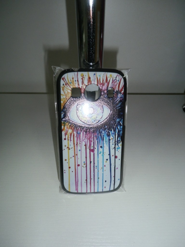 Накладка для Samsung Ace 4 "Око" (пластик)-0