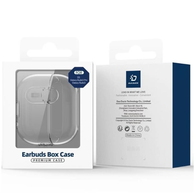 Чохол Dux Ducis Protective Case для Samsung Galaxy Buds 3 / 3 Pro (Clear)-3