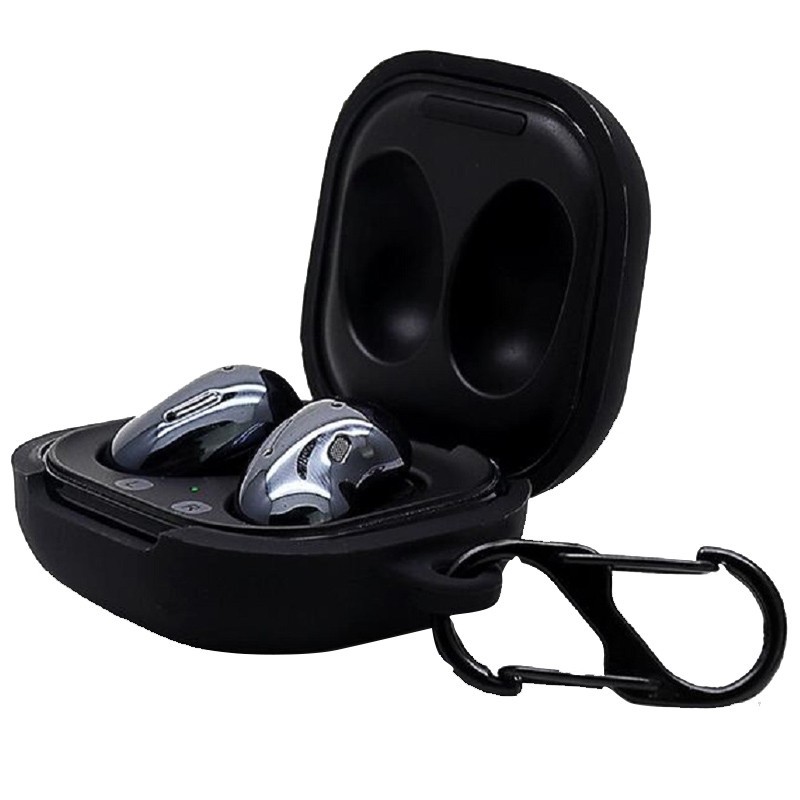 Силіконовий футляр для Samsung Buds Live / Buds Pro чорний-1