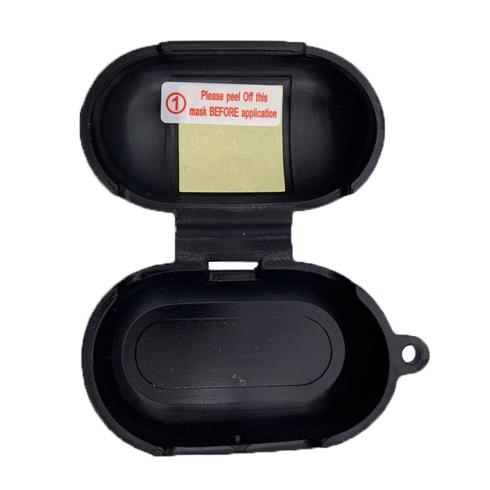 Силіконовий футляр для Samsung Buds /Buds Live з карабіном (Black)-1